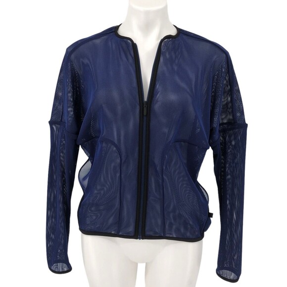 LULULEMON LAB Kaomi Jacket Velvety Blue Black Reversible Women's Size 4 - Picture 2 of 11